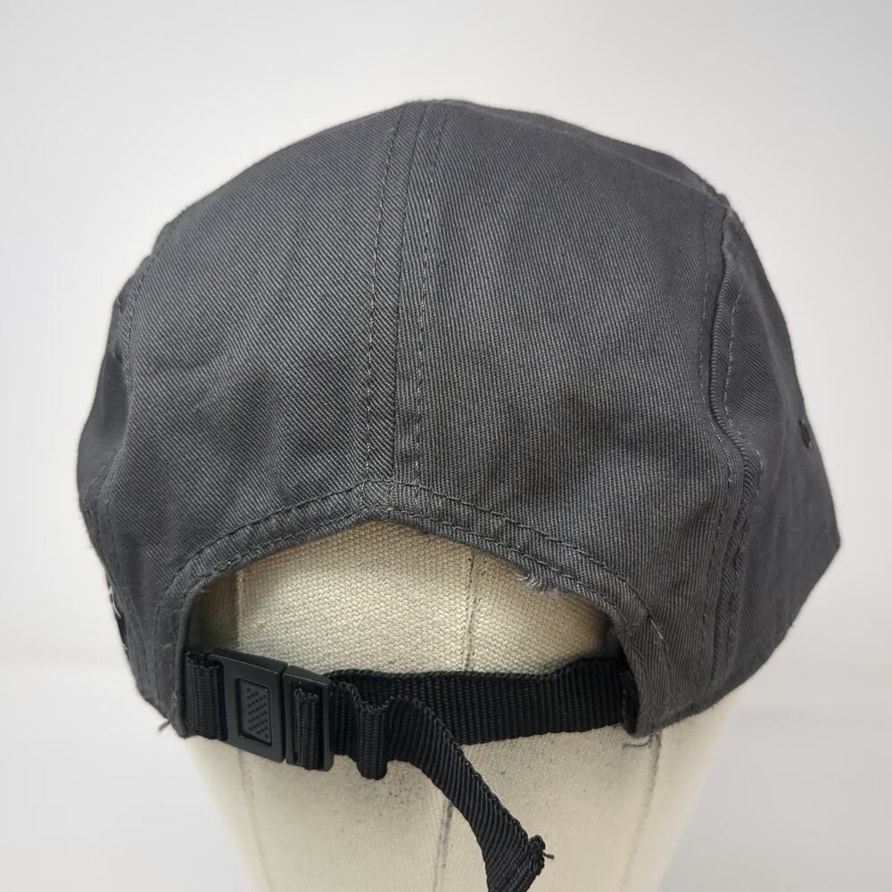 Otto 5 Panel Gray Hat One Size North Fork Coffee Roasters Strapback Flat Brim - Picture 6 of 9